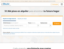 Tablet Screenshot of enalquiler.com